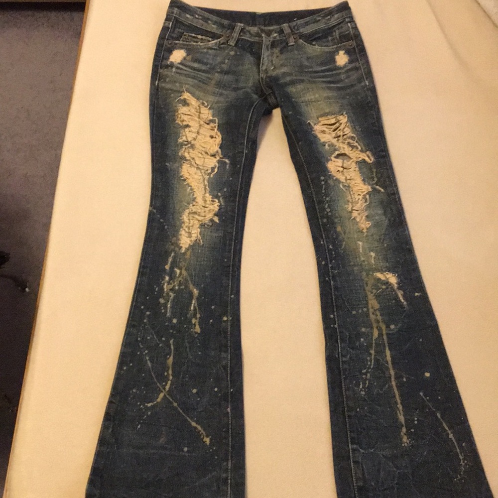 Damaged jeans